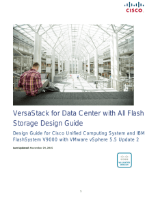 VersaStack for Data Center with All Flash Storage Design Guide