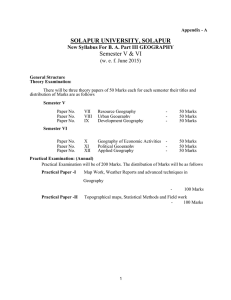 SOLAPUR UNIVERSITY, SOLAPUR Semester V &amp; VI (w. e. f. June 2015)