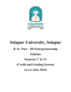 Solapur University, Solapur