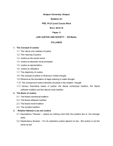 Solapur University, Solapur Syllabus for PRE. Ph.D (Law) Course Work W.e.f. 2014-15