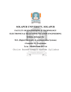 SOLAPUR UNIVERSITY, SOLAPUR