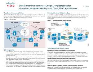 Data Center Interconnect—Design Considerations for