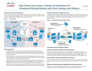 Data Center Interconnect—Design Considerations for