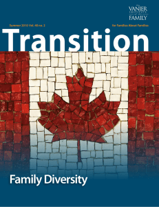 Transition Family Diversity Summer 2010  Vol. 40 no. 2