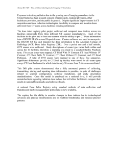 Exposure to ionizing radiation due to the growing use of... United States has been a recent concern of radiologists, medical...