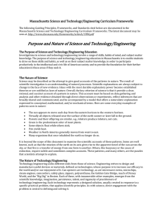 Massachusetts Science and Technology/Engineering Curriculum Frameworks