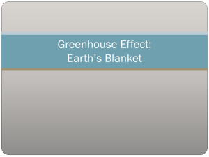 Greenhouse Effect: Earth’s Blanket