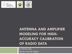 ANTENNA AND AMPLIFIER MODELING FOR HIGH- ACCURACY CALIBRATION OF RADIO DATA