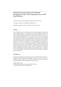 Measurement and Analysis of Underhood Road Machine