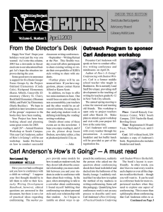 News LETTER April 2003