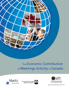 Economic Contribution Meetings Activity Canada The