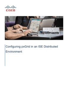 Configuring pxGrid in an ISE Distributed Environment
