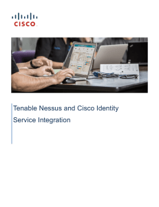Tenable Nessus and Cisco Identity Service Integration