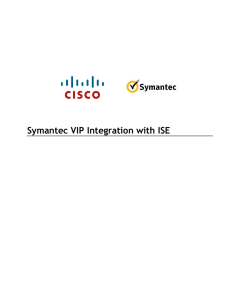 Symantec VIP Integration with ISE
