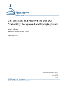 U.S. Livestock and Poultry Feed Use and Randy Schnepf
