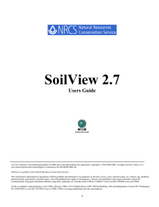 SoilView 2.7 Users Guide