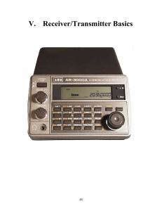 V.  Receiver/Transmitter Basics  48