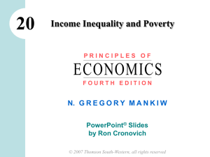 20 ECONOMICS Income Inequality and Poverty