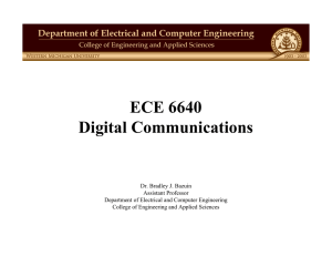 ECE 6640 Digital Communications