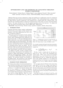 OPTIMIZATION AND AMS MODELING OF CAPACITIVE VIBRATION ENERGY HARVESTER