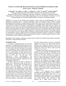 NOVEL NANOTUBE BUCKYPAPER AS ELECTRODE MATERIAL FOR FUEL CELL APPLICATIONS