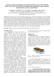 A SINGLE INDUCTOR DIDO CONVERTER WITH ULTRA LOW POWER