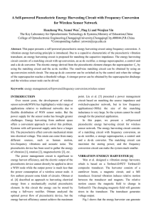 A Self-powered Piezoelectric Energy Harvesting Circuit with Frequency Conversion