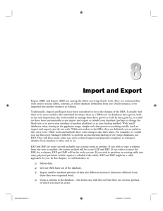 Import and Export