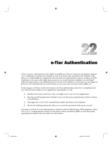 n-Tier Authentication