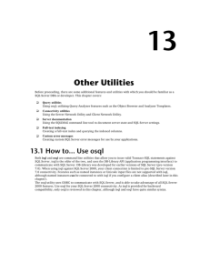 Other Utilities