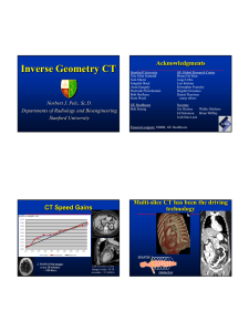 Inverse Geometry CT Acknowledgments