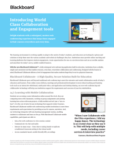 Introducing World Class Collaboration and Engagement tools
