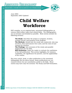 Child Welfare Workforce