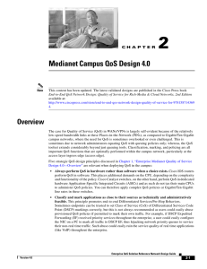 2 Medianet Campus QoS Design 4.0