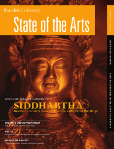 siddhartha Brandeis University hermann hesse’s passage to india enlightens the stage
