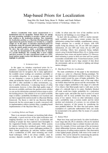 Map-based Priors for Localization