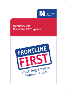 Frontline First November 2012 update