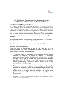 OPW Guidelines for Coastal Erosion Risk Management Measures