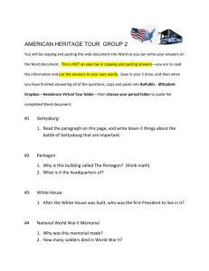 AMERICAN HERITAGE TOUR  GROUP 2