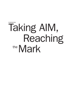 taking AIM, reaching Mark the