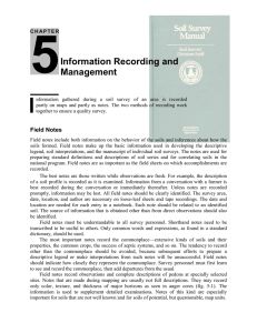 Information Recording and Management