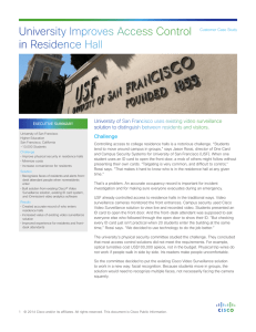 University Improves Access Control in Residence Hall