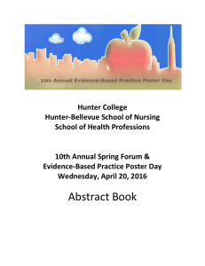 Hunter College Hunter-Bellevue School of Nursing School of Health Professions