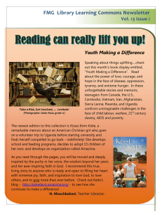 FMG  Library Learning Commons Newsletter Vol. 13 Issue 1