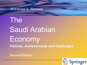 The Saudi Arabian Economy Policies, Achievements and Challenges