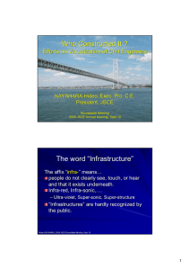 Who Constructed It ? The word “ Infrastructure