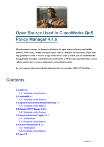 Open Source Used In CiscoWorks QoS Policy Manager 4.1.6