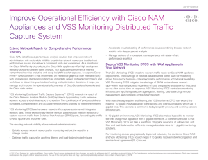 Improve Operational Efficiency with Cisco NAM Capture System