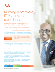 Running a premiere IT event with confidence “