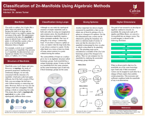 Classification of 2n-Manifolds Using Algebraic Methods